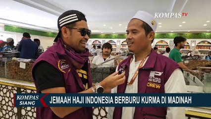 Begini Kepadatan Tempat Jemaah Haji Indonesia Berburu Kurma di Madinah