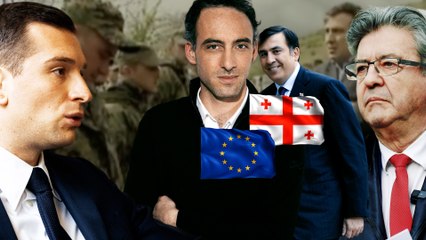 Pourquoi Raphaël Glucksmann est-il ciblé sur ses années en Géorgie par le RN et LFI ?