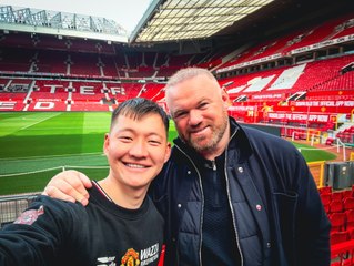 I cycled from Mongolia to Old Trafford and got to meet my idol Wayne Rooney