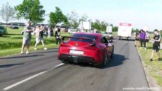 Modified Cars leaving a Carshow - Automadness Assen 2024