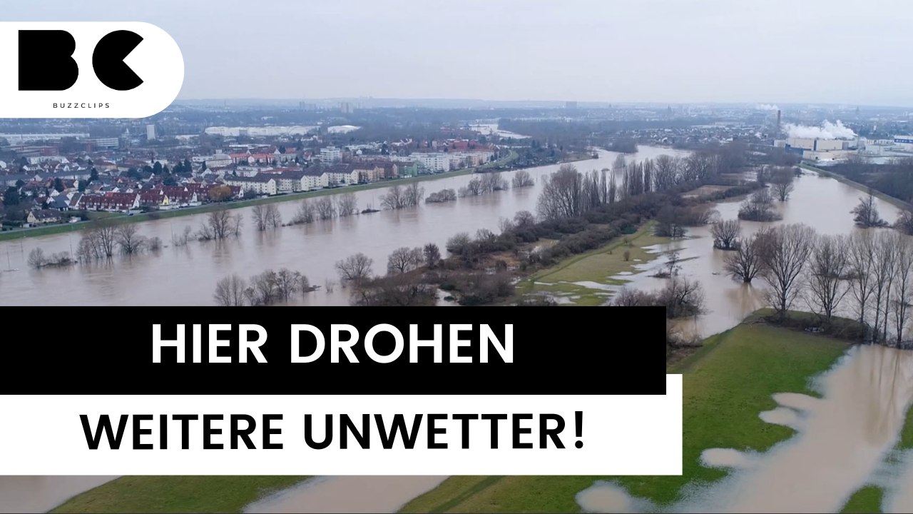 An diesen Orten drohen jetzt weitere Unwetter!