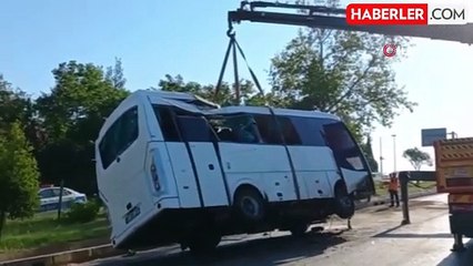 Servis Şoförü İkinci Kazada Hayatını Kaybetti