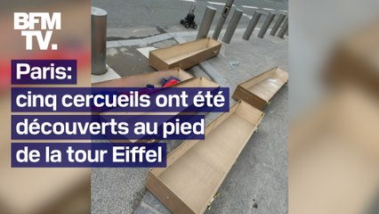 "Soldats français morts en Ukraine": ce que l'on sait sur les cinq cercueils retrouvés devant la tour Eiffel