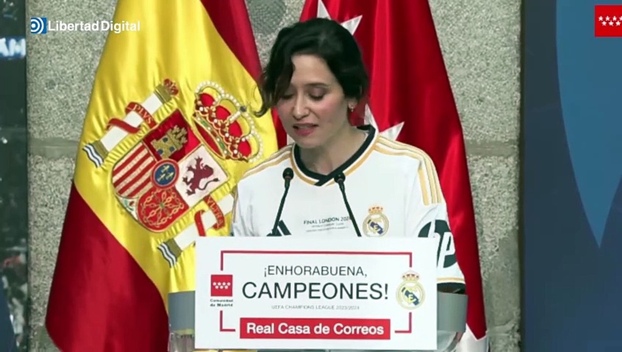 Ayuso asegura que el Real Madrid es "el mejor equipo del mundo en el mejor momento de su historia"