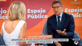 Feijóo no descarta una moción de censura a Sánchez tras las elecciones europeas