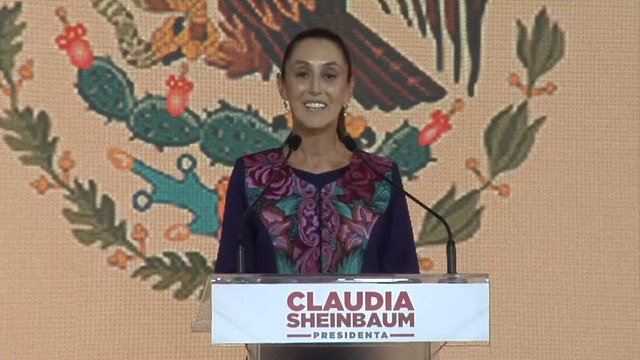 Claudia Sheinbaum: Por primera vez en 200 años me convertiré en la primera mujer presidente de México