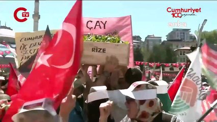 Erdoğan'ın memleketinde çayı tabuta koydular! ''Çay Mitingi''ne katılan üreticilerinden çağrı