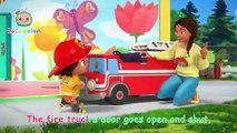 Wheels on the Fire Truck Song | CoComelon Nursery Rhymes & Kids Songs