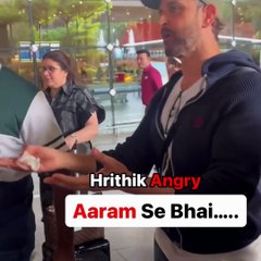 Video: बीच रास्ते में बुरी तरह भड़के ऋतिक रोशन, गुस्से एक्टर ने लगाई क्लास, बोले- आराम से…