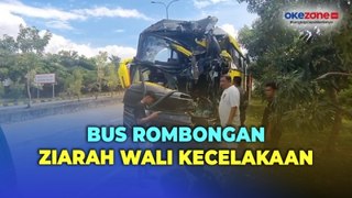 Bus Rombongan Ziarah Wali Tabrak Truk di Tol Pandaan-Malang, 1 Orang Tewas