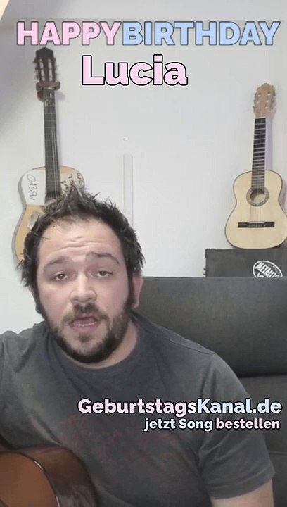 Happy Birthday, Lucia! Geburtstagsgrüße an Lucia