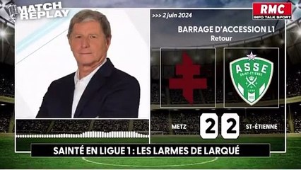 "Oh, c'est beau !" : Les larmes de Jean-Michel Larqué, 76 ans, pour la remontée de l'ASSE en Ligue 1