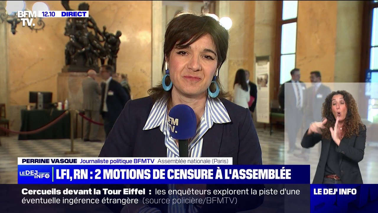Économies budgétaires: deux motions de censure de LFI et du RN votées à l'Assemblée nationale ce lundi