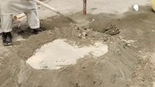 Method of mixing cement and sand