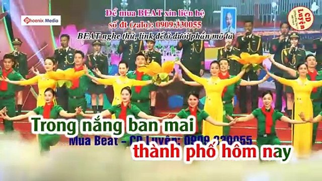 Karaoke Liên Khúc Tổ Quốc Bốn Mùa Hoa - Hát Mãi Khúc Quân Hành - CMN Quân Đội