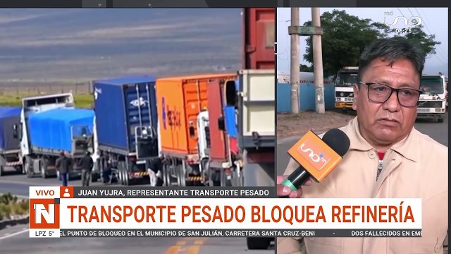 juan yucra informa que bloquean ingreso a refineria para exigir demandas