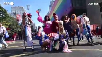 San Paolo, oltre tre milioni alla parata dell'orgoglio Lgbtqia+