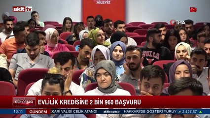 Evlilik kredisine 2 bin 960 başvuru