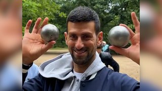 Roland Garros : Djokovic s'offre une partie de pétanque a près sa victoire au bout de la nuit contre Musetti