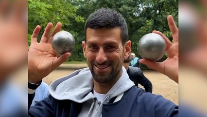 Roland Garros : Djokovic s'offre une partie de pétanque a près sa victoire au bout de la nuit contre Musetti