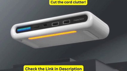 Cut the cord clutter! 4 In 1 Wireless Charger Pad Stand LED Light Type C PD USB Charger