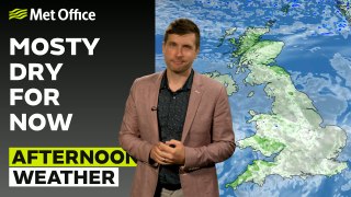 Met Office Afternoon Weather Forecast 03/06/24 – Largely dry, but cloudy