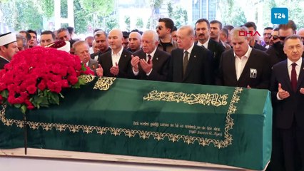 Cumhurbaşkanı Erdoğan Özer Uçuran Çiller'in cenaze törenine katıldı