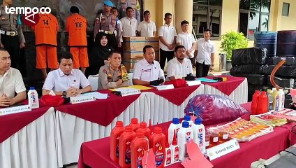 Download Video: Polda Banten Bongkar Sindikat Pabrik Oli Palsu, Raup Omzet Rp5,2 Miliar