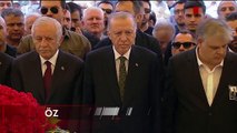 Cumhurbaşkanı Erdoğan, Özer Uçuran Çiller’in cenazesine katıldı