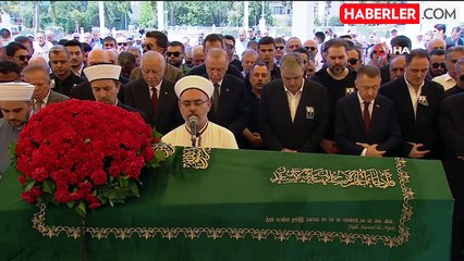 Cumhurbaşkanı Erdoğan, Özer Uçuran Çiller'in cenaze törenine katıldı