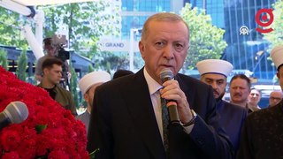 Cumhurbaşkanı Erdoğan, Özer Uçuran Çiller'in cenaze törenine katıldı