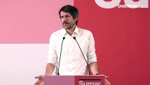 Sumar cree que las palabras de Feijóo sobre una posible moción de censura contra Sánchez muestran su “nerviosismo” por las encuestas