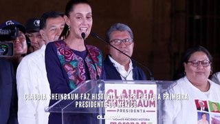 Claudia Sheinbaum faz história ao ser eleita a primeira presidente do México