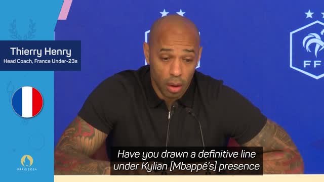 Henry confirms Mbappé isn't allowed to play at 2024 Olympics