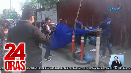 Nakahambalang na karinderya sa bangketa na dati nang nasita, tuluyan nang binaklas ng MMDA; mga iligal na nakaparada, sinita | 24 Oras