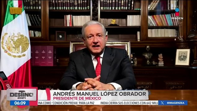 López Obrador reconoció y celebró el virtual triunfo de Claudia Sheinbaum