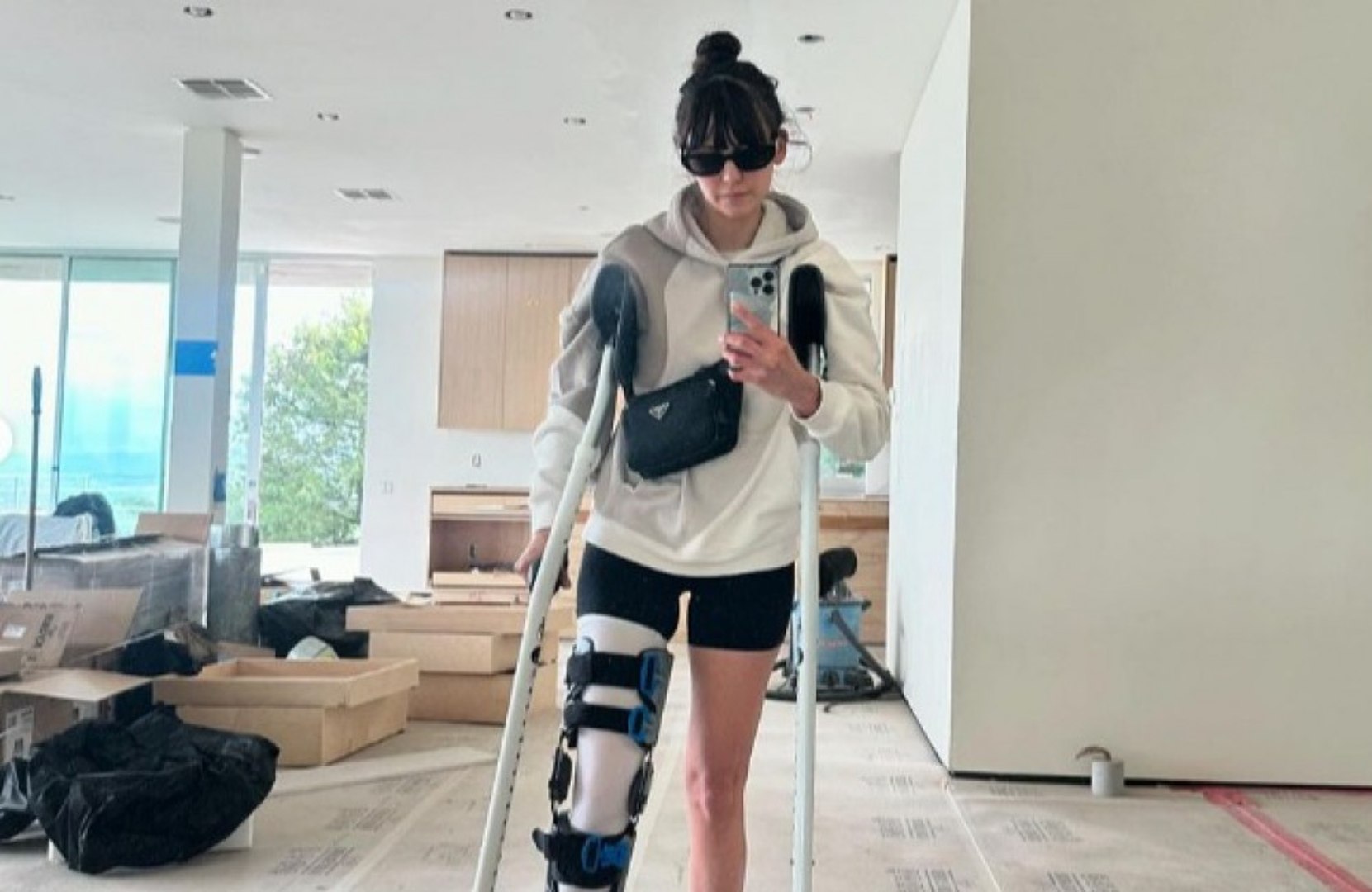 Nina Dobrev shares recovery update after being hospitalised with bike injury