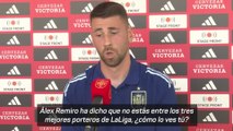 Unai Simón no quiere polémicas con Álex Remiro: 