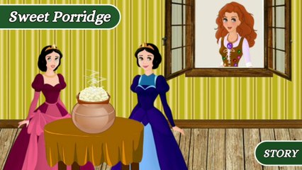 Sweet porridge story|fairytales|english subtitles stories