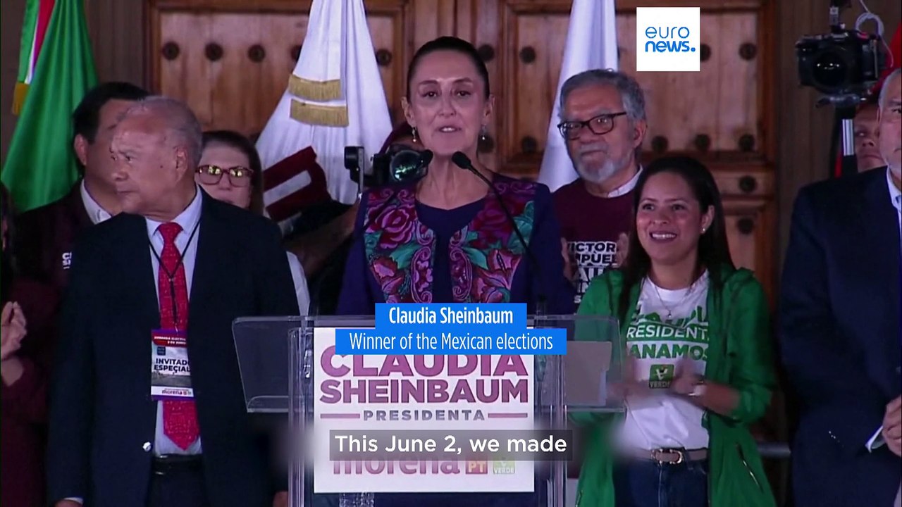 Mexico elects Claudia Sheinbaum as its first wo...