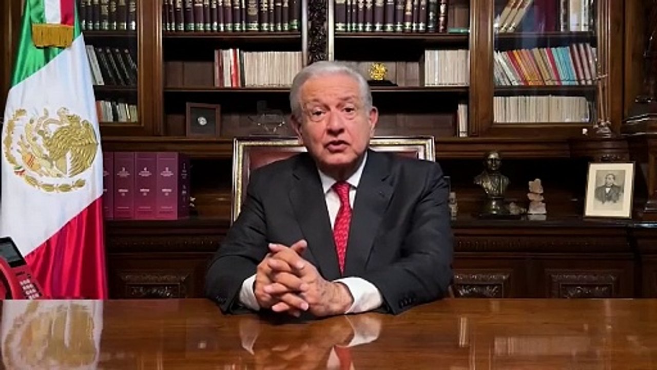 López Obrador festejó triunfo de Sheinbaum en México