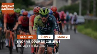 Big acceleration - Stage 2 - Critérium du Dauphiné 2024