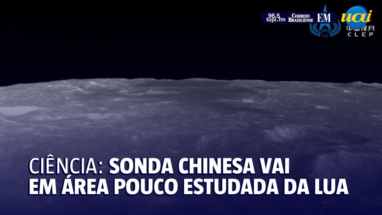 Sonda chinesa chega na face oculta da lua
