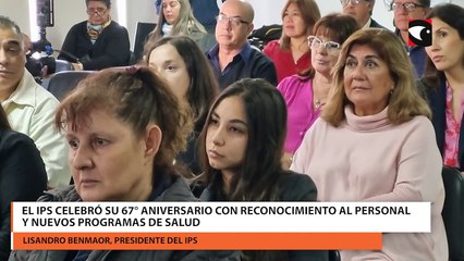 El IPS celebró su 67° aniversario con reconocimiento al personal y nuevos programas de salud