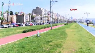 Sıcak havanın bunalttığı İzmir'de Kordon sürprizi