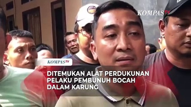 Polisi Temukan Alat Perdukunan Pelaku Pembunuh Bocah Dalam Karung di Bekasi