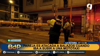 Pareja sale de fiesta y es atacada a balazos en La Victoria: “parece que han tenido problemas”