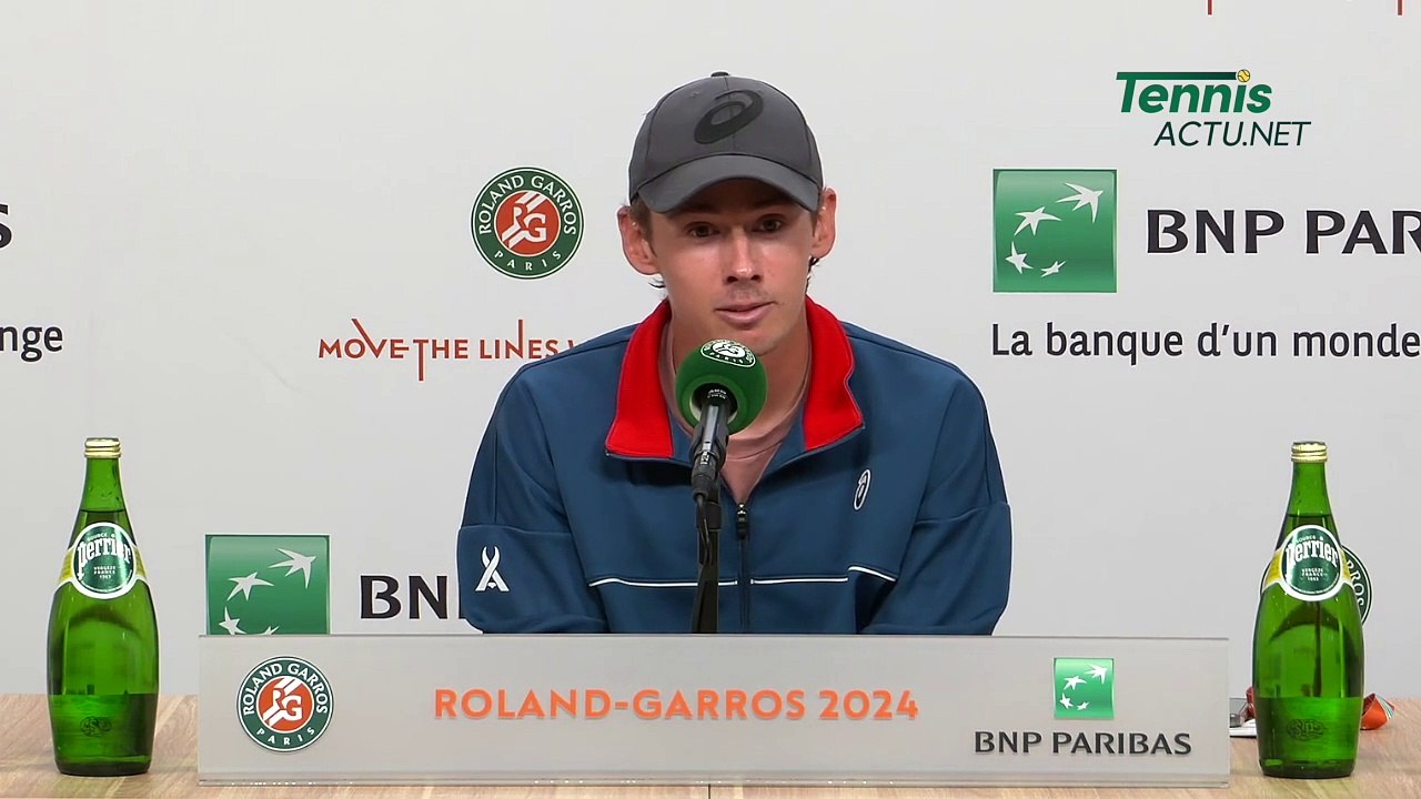 Tennis - Roland-Garros 2024 - Alex De Minaur : "I'm a clay specialist now (Laughter)"