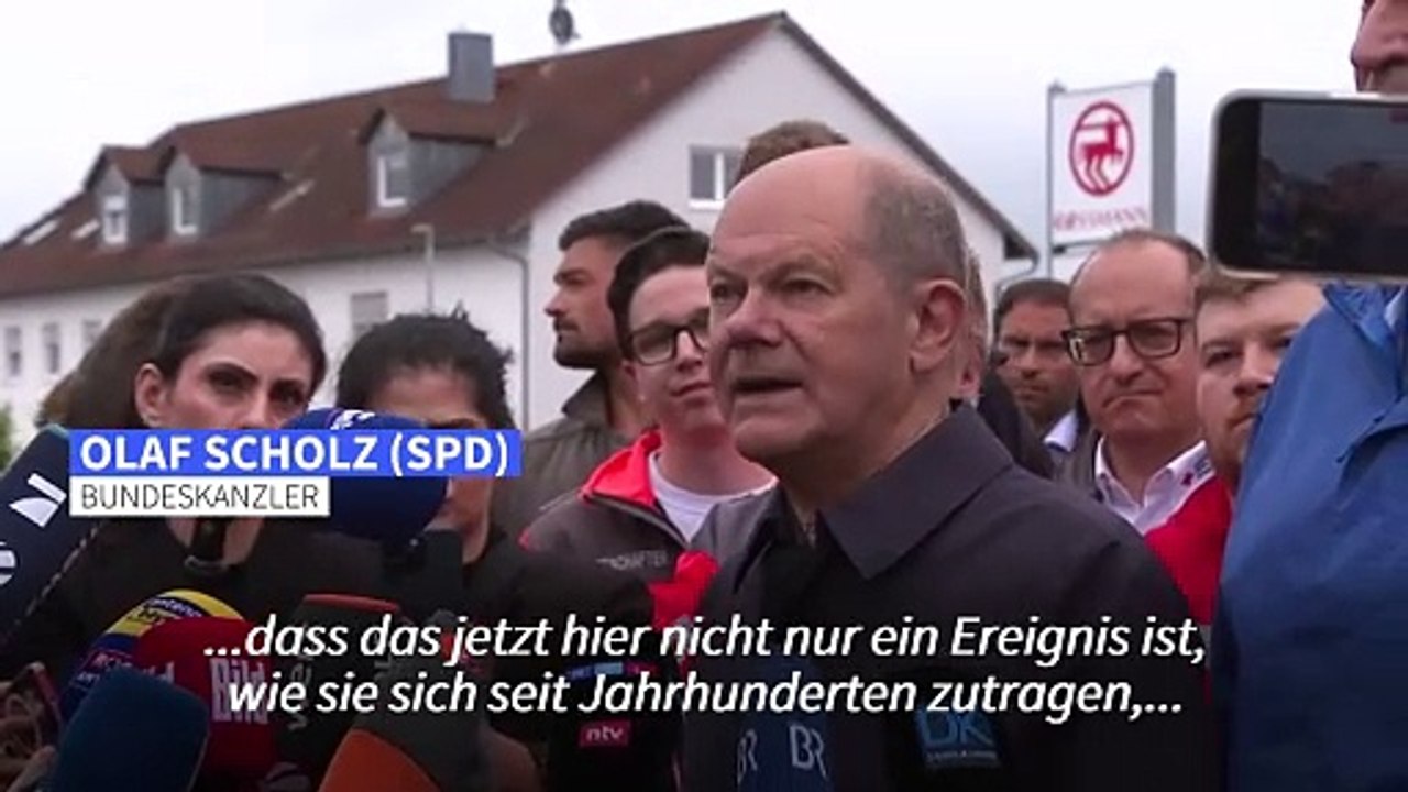 Scholz: Wir müssen menschengemachten Klimawandel aufhalten