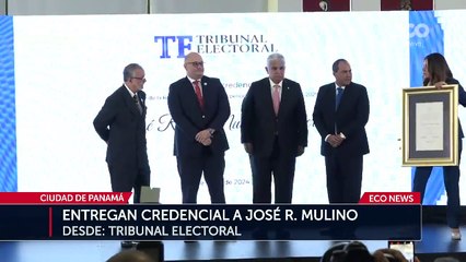 ENTREGA DE CREDENCIAL AL PRESIDENTE ELECTO JOSE RAUL MULINO.mp4